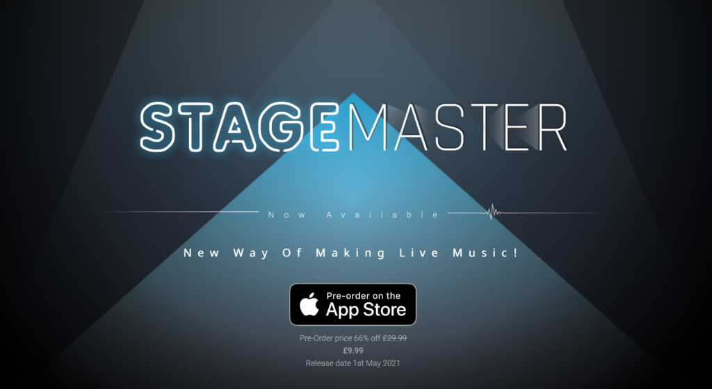 Stage Master app website view
